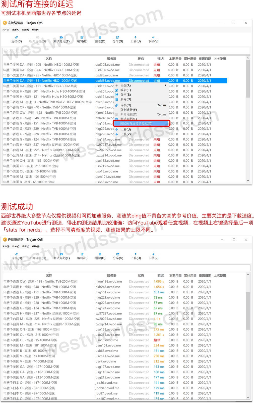 Windows代理翻墙客户端教程，Windows版SSR客户端、Windows版V2Ray客户端、Windows版Trojan客户端。西部世界VPN